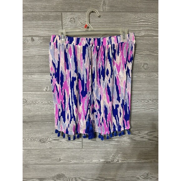 Lilly Pulitzer Palma Tube Top in Amethyst One Too Many Tassel Trim Sz Small - Picture 3 of 9